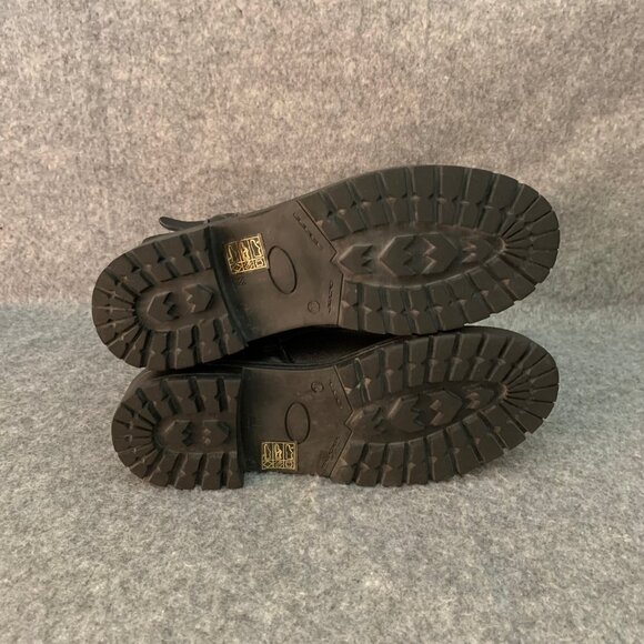 Inuovo Women’s Black Lace Up Booties Lottie strap Side Zip Ankle Boots - Picture 10 of 10